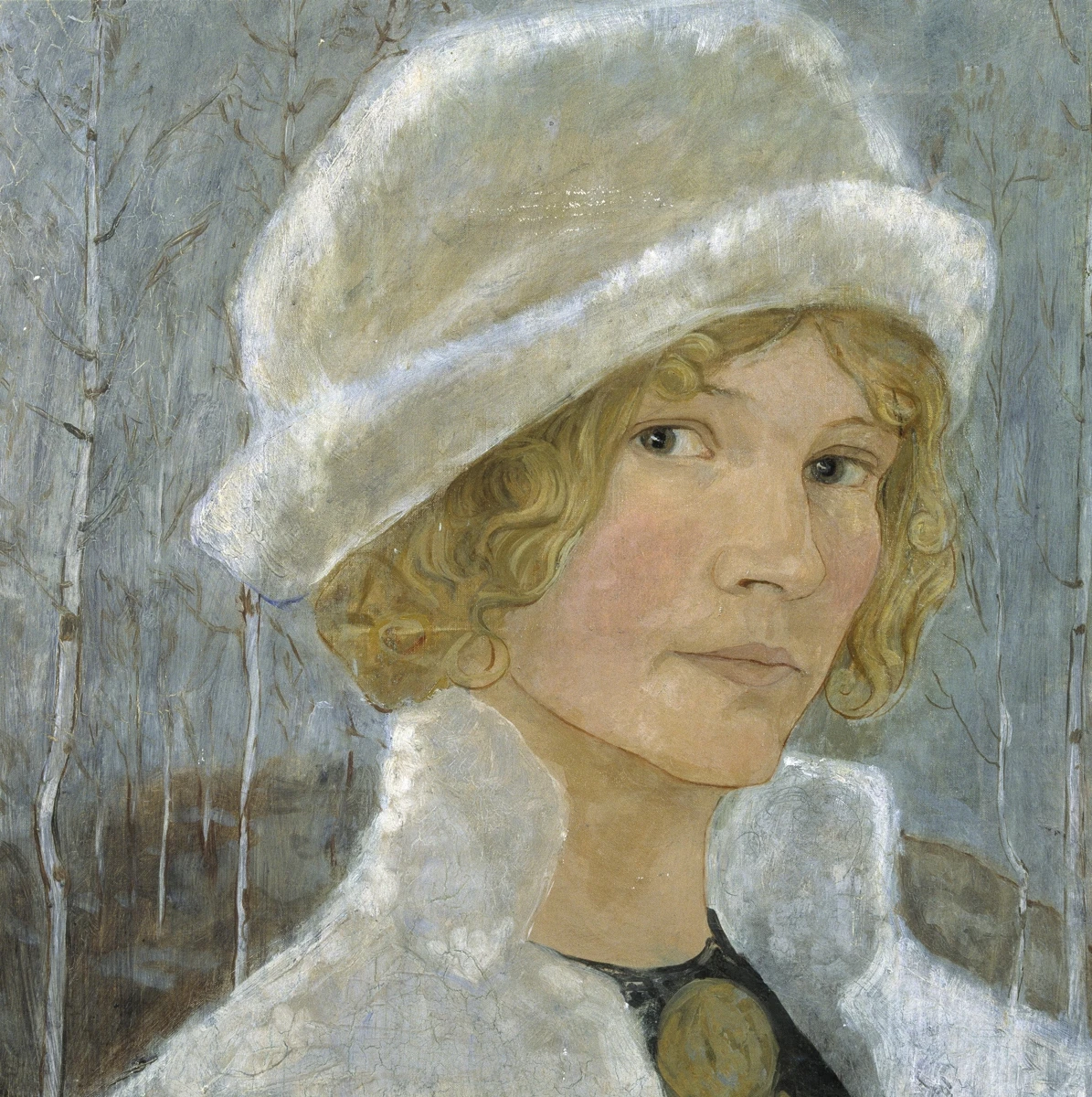 1880-Ester Ellqvist - Autoritratto